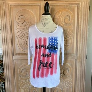 New York & Co 4th of July Top. NWT Size Small
